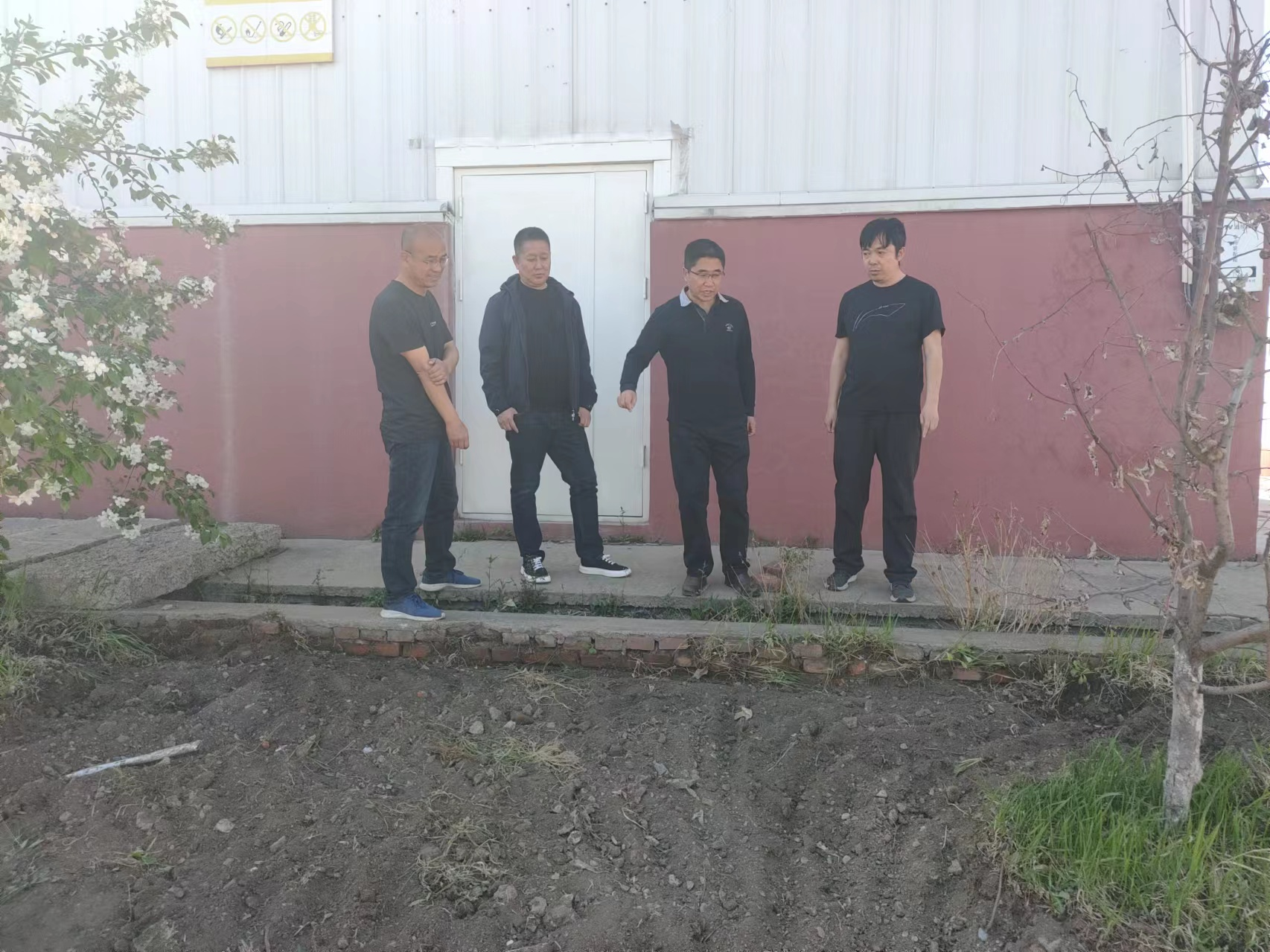 启动绿化工程 基地“旧貌换新颜”